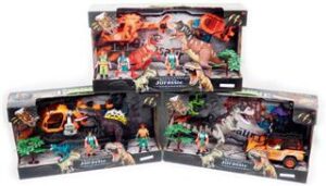 Set Dino Grande En 3 Modelos. Helicoptero. Avion De Rescate.