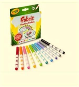 Crayones Para Tela Punta Fina X10 (nuevo)