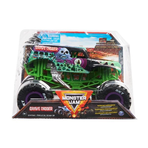 Monster Jam Vehículo Grave Digger Escala 1.24. - Imagen 1