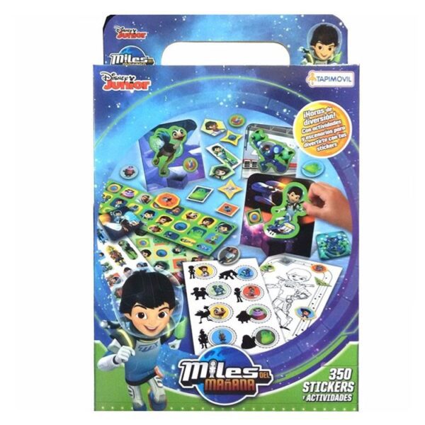 Set De Stickers Y Actividades Miles Del Mañana - Imagen 1