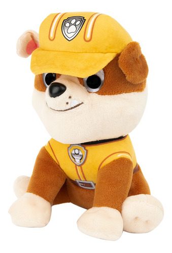 MLA1116142600_1 Peluche Paw Patrol plush - Rubble 16 cm. - Imagen 1