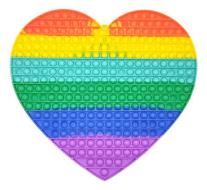 Pop It Corazón Grande - Anti Estrés. 30x40cm