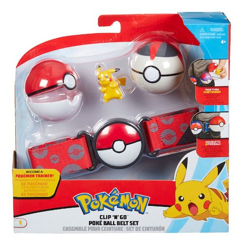MLA1136877659_1 Pokémon Set Cinturón + 2 Pokebolas - Imagen 1
