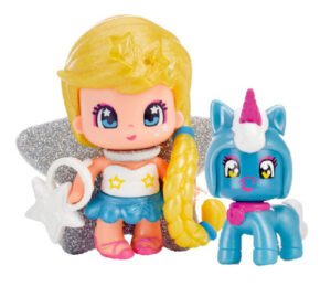 Muñeca Pinypon - Star Y Baby Unicorn Figuras Perladas - Mix