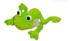 Rana De Peluche Echada De 33cm