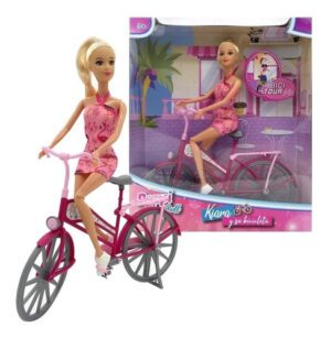 Muñeca Kiara Y Su Bicicleta - Poppi