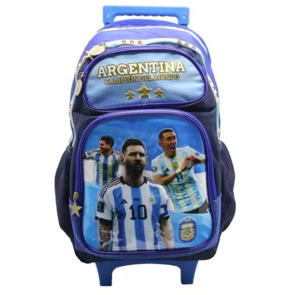 Mochila escolar AFA selección de 18" con carro - Cresko. - Imagen 1