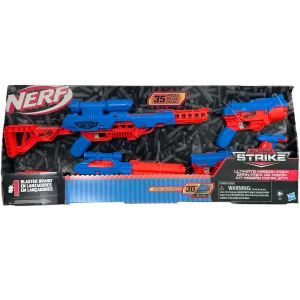 Pistola de dardos Nerf Alpha Strike Ultimate mission Pack.