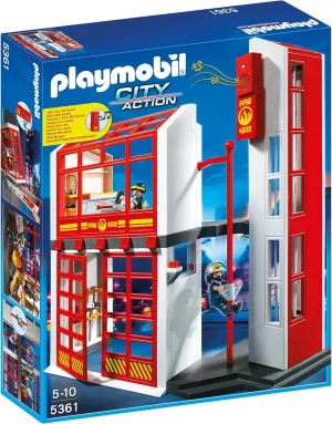 Estación de bomberos con alarma - Playmobil