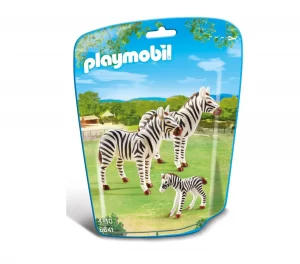Familia de cebras con cría - Playmobil
