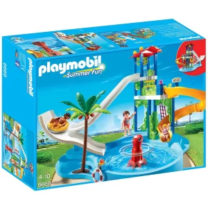 Parque acuático con toboganes - Playmobil