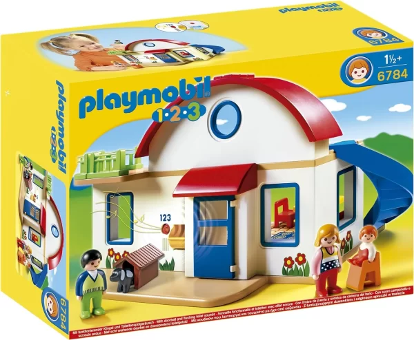 6784 Casa moderna con timbre funcional 1.2.3 - Playmobil - Imagen 1