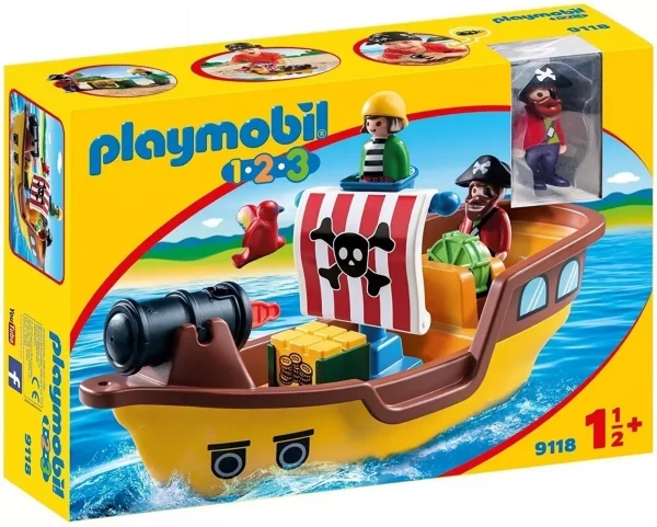 Barco pirata 123- Playmobil. - Imagen 1