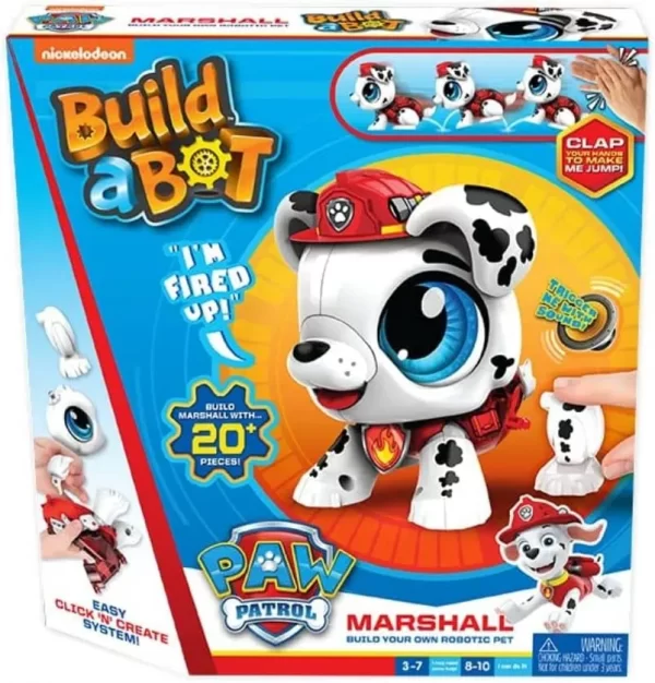 56173472 Mascota robotica build a bot Paw Patrol Marshall - Wabro - Imagen 1
