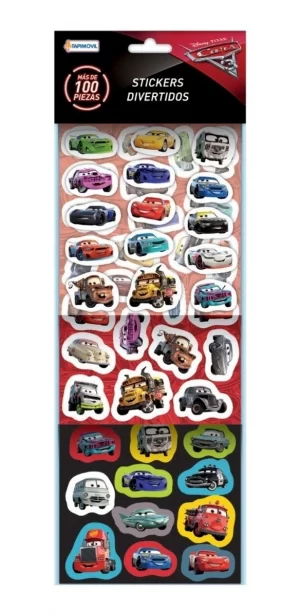 Set más de 100 stickers Cars - Tapimovil