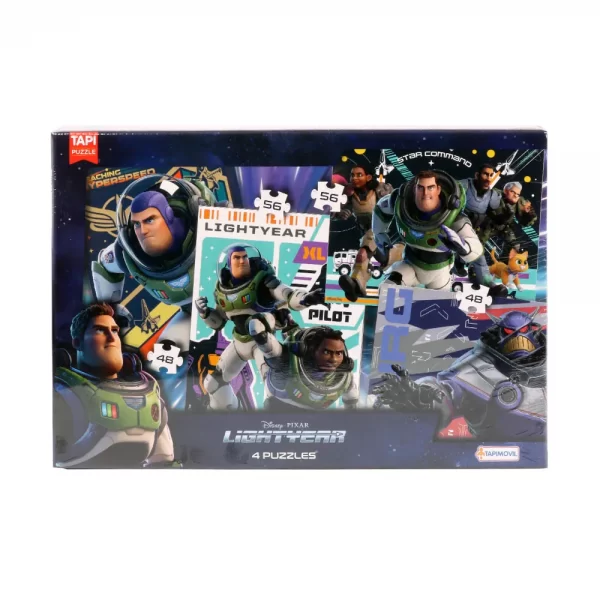 4 Rompecabezas de 48 y 56 piezas Buzz Lightyear - Tapimovil - Imagen 1