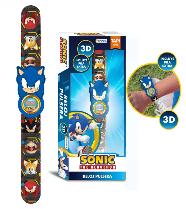97SNC01216 Reloj pulsera digital 3D Sonic - Tapimovil - Imagen 1