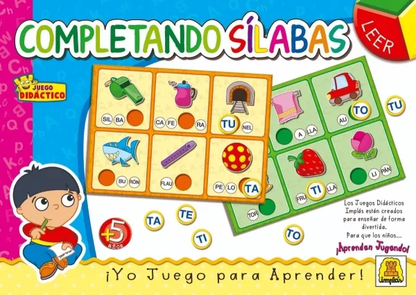 Juego de mesa completando silabas – Implas. - Imagen 1