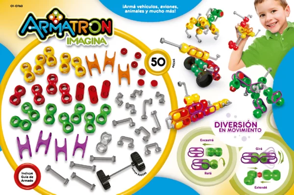 Bloques armatron Imagina 50 Piezas - Rasti - Imagen 3