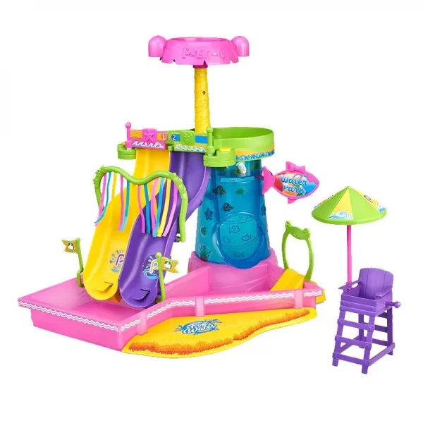 Parque de agua con dos toboganes - Pinypon - Imagen 2