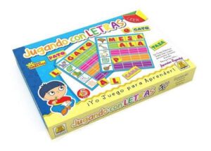 Juego de masa jugando con letras - Implas