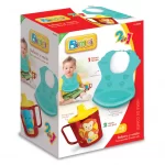 Set babero + vasito - Bimbi