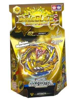 Trompo Battle blade con lanzador dorado