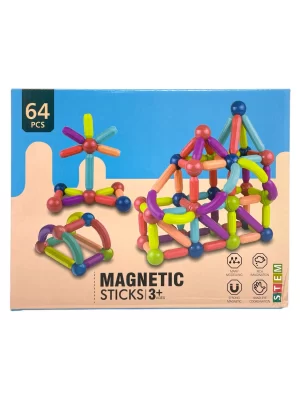 Magnetic sticks 64 piezas