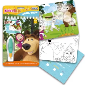 Agua Wow libro de actividades Masha y el oso - Tapimovil