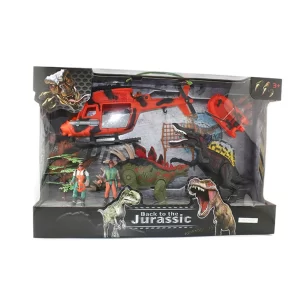 Set con figura dinosaurio Back to the Jurassic - Wabro