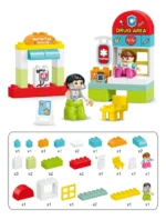 Set de bolques de construcción Hospital - Explorer Fan - Imagen 2