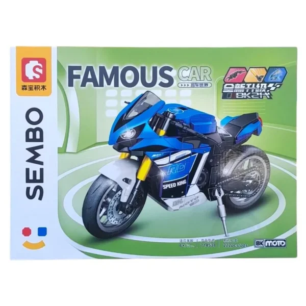 Bloques de construcción motos - Sembo - Imagen 3
