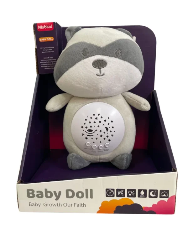 251NA205172_1 Peluche musical proyector Mapache - Toyz - Imagen 1