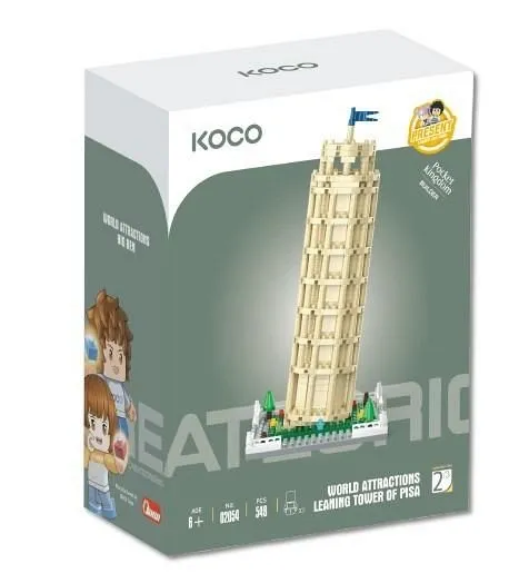 251xKC02054-1 Bloques de construccion torre de Pisa - Koco - Imagen 1