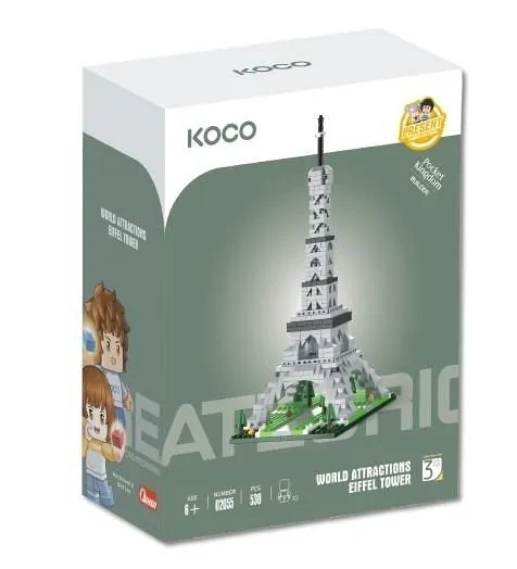 251xKC02055-1 Bloques de construccion torre Eiffel - Koco - Imagen 1