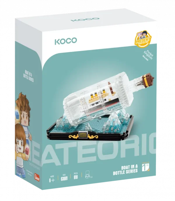 251xKC03001-1 Bloques de construcción Titanic en botella - Koco - Imagen 1
