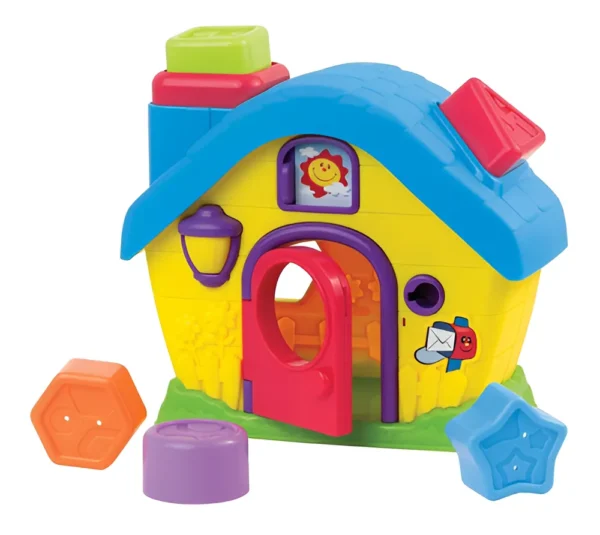 Casa con encastre didáctico - Mi Clavel Toys - Imagen 2