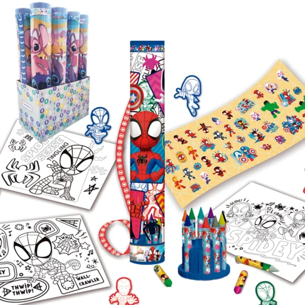 97xVSP13203 Mega tubo de arte Spiderman - Tapimovil - Imagen 1