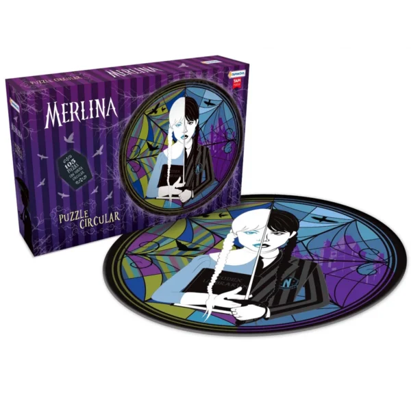 Rompecabeza circular Merlina  - Tapimovil - Imagen 1