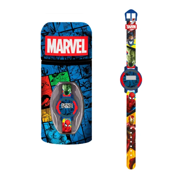 97xVAV03457 Reloj digital en lata alcancia Marvel -Tapimovil - Imagen 1