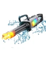 Pistola de agua eléctrica con luz doble cañon - Importado