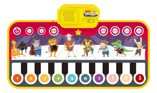 Alfombra musical piano aventura animal - Giro 360 - Imagen 1