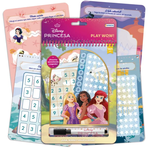 Libro de actividad play wow Princesas - Tapimovil - Imagen 1