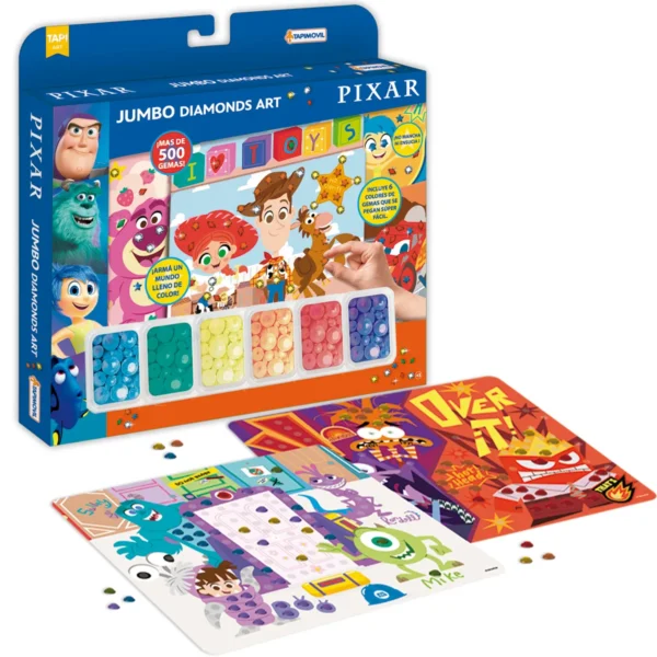 Jumbo diamonds art Pixar- Tapimovil - Imagen 1