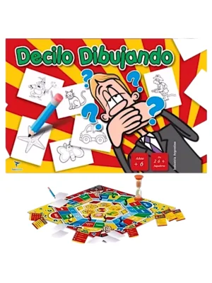 Juego de mesa Decilo dibujando  - Toto Games