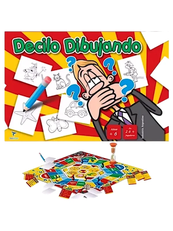 Juego de mesa Decilo dibujando  - Toto Games - Imagen 1