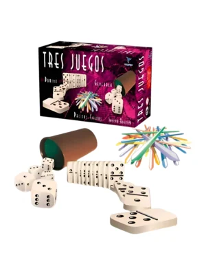 Juego de mesa Generala, domino y palitos chinos - Toto Games