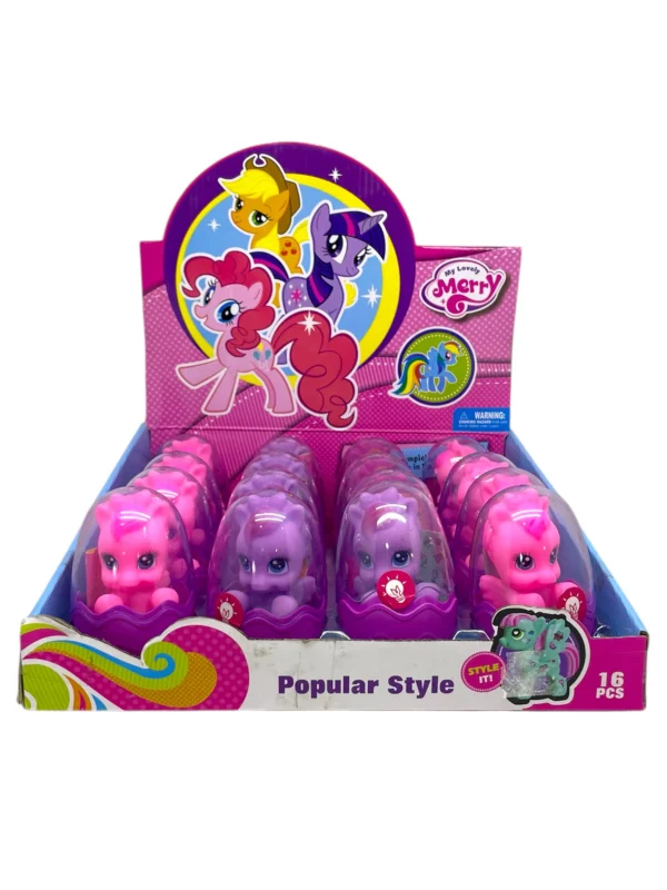 Combo Pony bebe en huevo con luz - Imagen 2