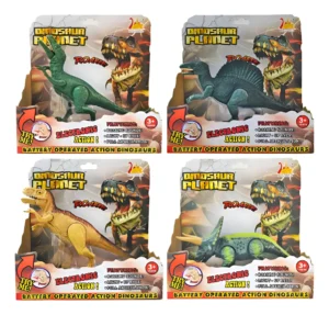 Dinosaurio articulado con luz y sonido