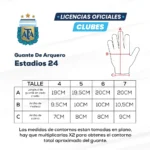 Guante de arquero AFA talle 5 - Dribbling - Imagen 3